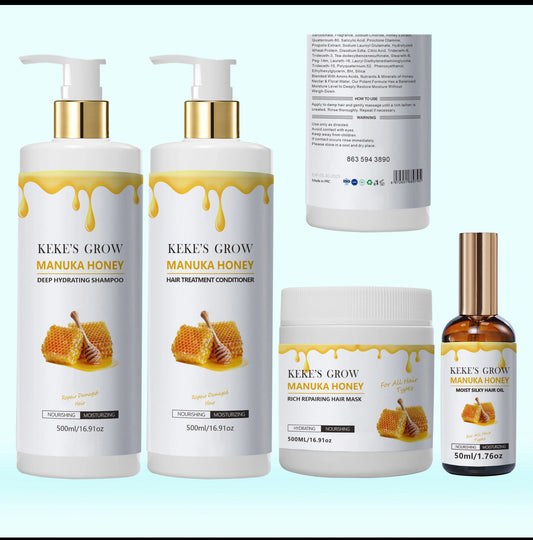 Honey grow Manuka deep hydrating hair set ￼