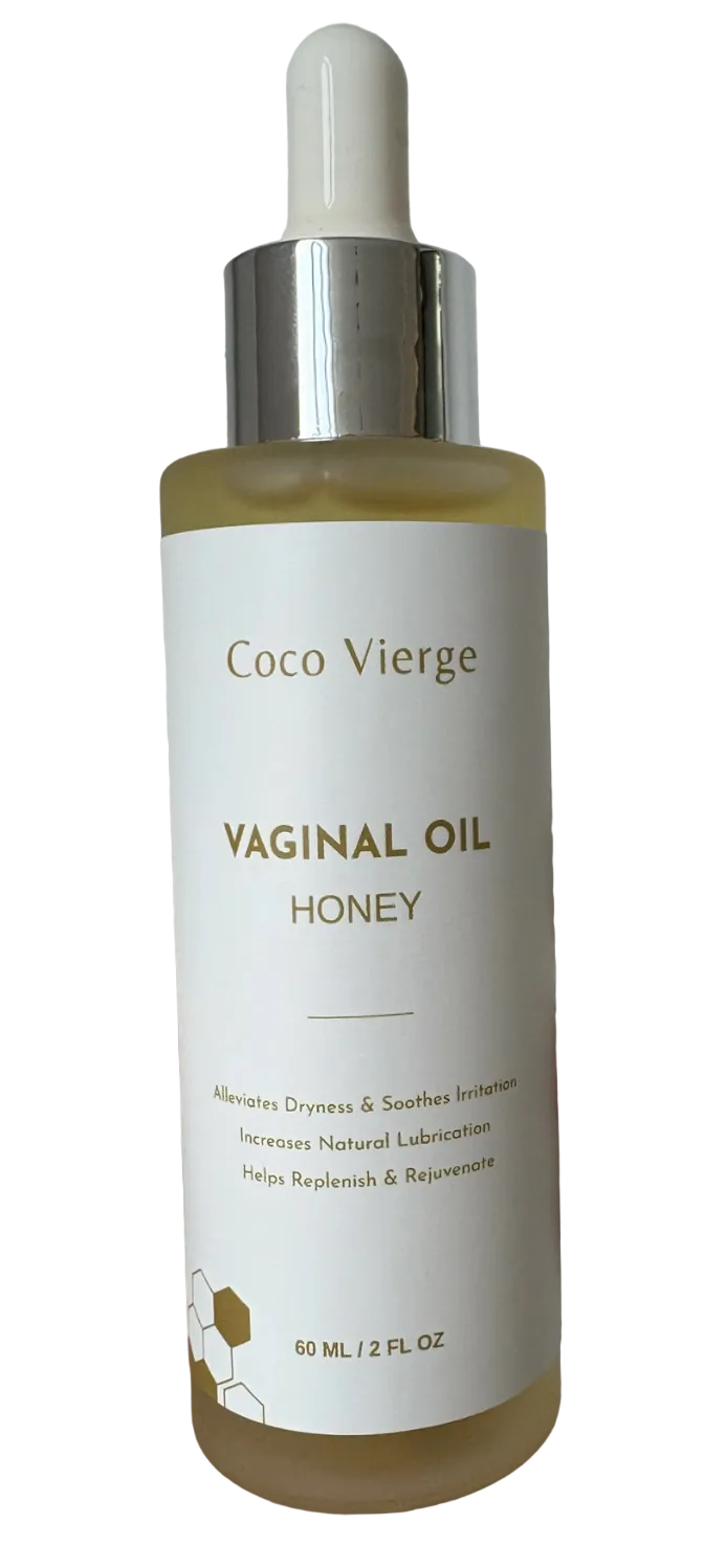 Coco Vierge vaginal honey wash and oil